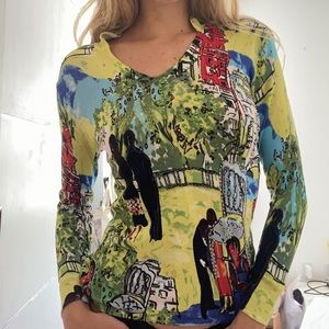 vintage Alberto makati long sleeve top #vintage #longsleeve #albertomakati